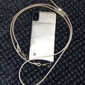 Bandolier iPhone XS Max gold case
